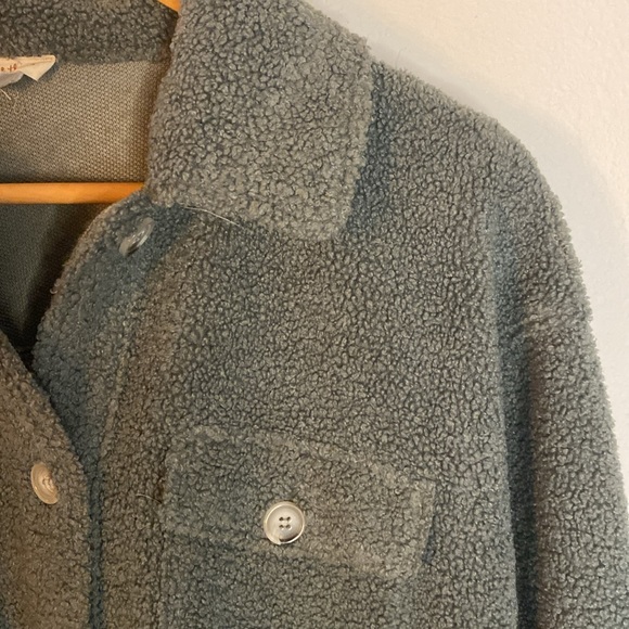 Hem & Thread Gray Fleece Jacket - Picture 4 of 7